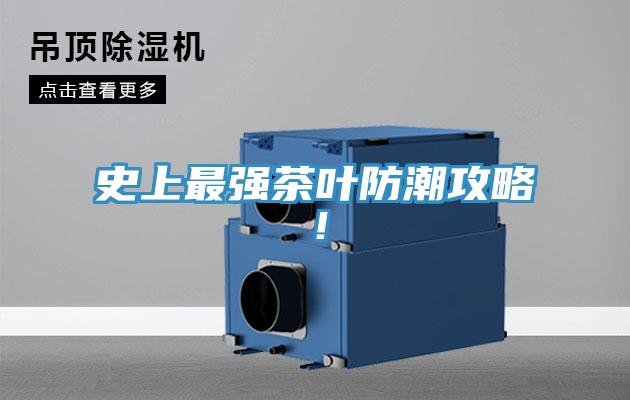 史上最強(qiáng)茶葉防潮攻略！
