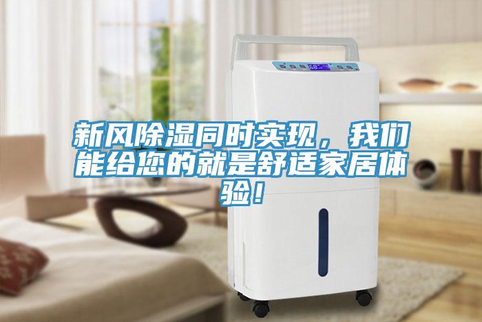 新風除濕同時實現(xiàn)，我們能給您的就是舒適家居體驗！