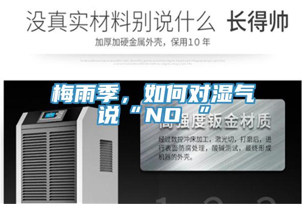 梅雨季，如何對濕氣說“NO ”