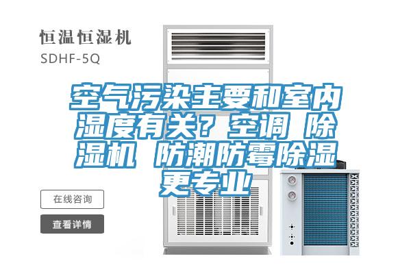 空氣污染主要和室內(nèi)濕度有關(guān)？空調(diào)≠除濕機 防潮防霉除濕更專業(yè)
