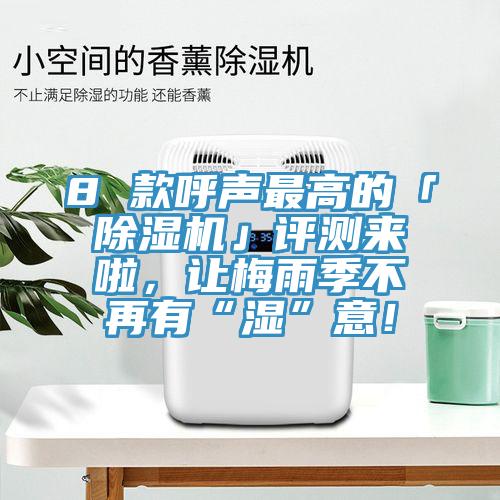 8 款呼聲最高的「除濕機」評測來啦，讓梅雨季不再有“濕”意！