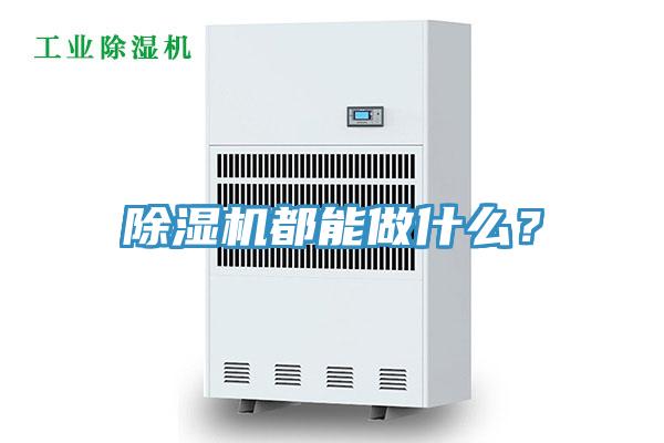 除濕機都能做什么？