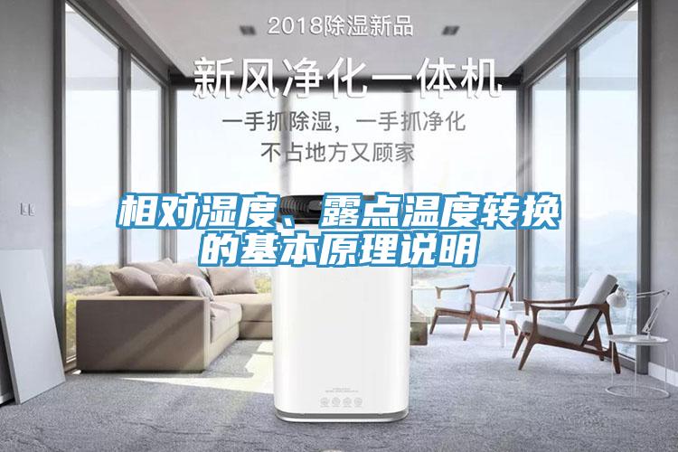 相對(duì)濕度、露點(diǎn)溫度轉(zhuǎn)換的基本原理說(shuō)明