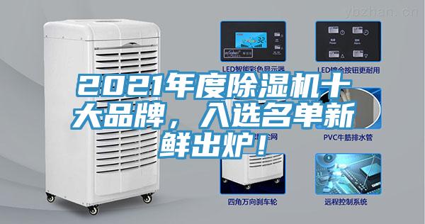 2021年度除濕機(jī)十大品牌，入選名單新鮮出爐！
