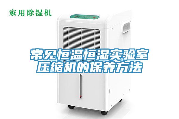 常見恒溫恒濕實驗室壓縮機的保養(yǎng)方法