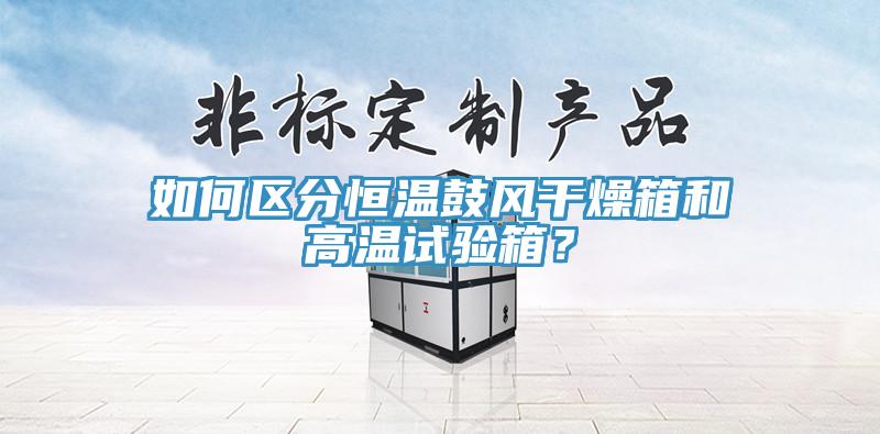 如何區(qū)分恒溫鼓風(fēng)干燥箱和高溫試驗(yàn)箱？