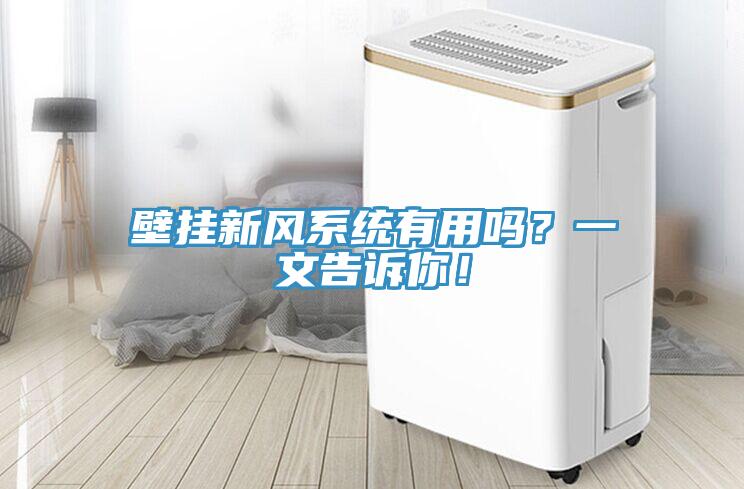 壁掛新風(fēng)系統(tǒng)有用嗎？一文告訴你！