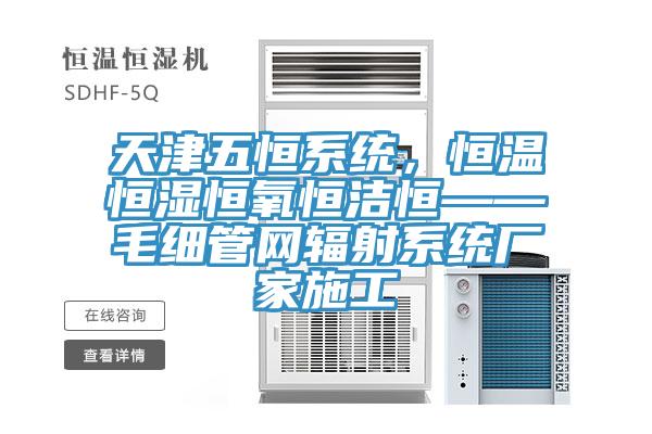 天津五恒系統(tǒng)，恒溫恒濕恒氧恒潔恒——毛細(xì)管網(wǎng)輻射系統(tǒng)廠家施工