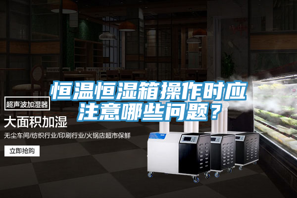 恒溫恒濕箱操作時應(yīng)注意哪些問題？