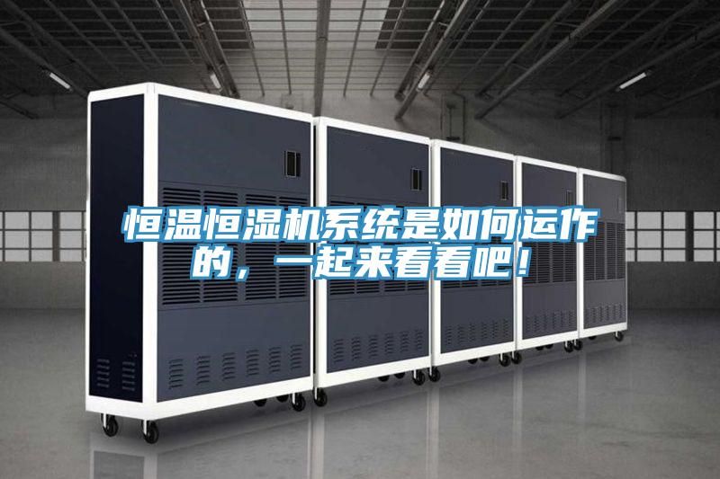 恒溫恒濕機(jī)系統(tǒng)是如何運(yùn)作的，一起來看看吧！