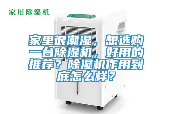 家里很潮濕，想選購一臺(tái)除濕機(jī)，好用的推薦？除濕機(jī)作用到底怎么樣？