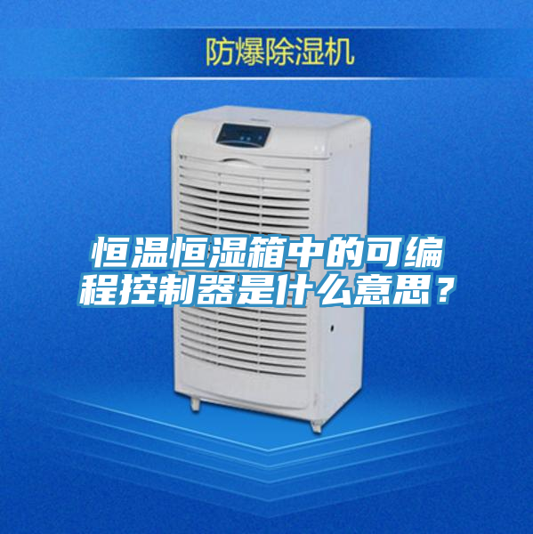 恒溫恒濕箱中的可編程控制器是什么意思？