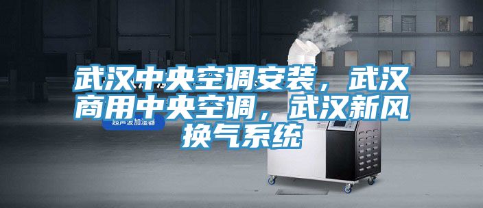 武漢中央空調(diào)安裝，武漢商用中央空調(diào)，武漢新風(fēng)換氣系統(tǒng)