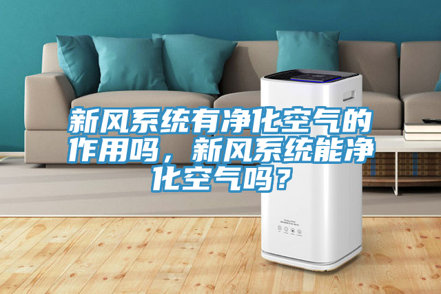 新風(fēng)系統(tǒng)有凈化空氣的作用嗎，新風(fēng)系統(tǒng)能凈化空氣嗎？