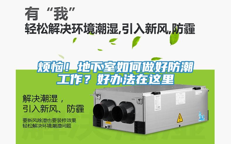 煩惱！地下室如何做好防潮工作？好辦法在這里