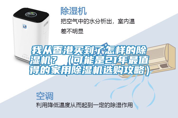 我從香港買到了怎樣的除濕機？（可能是21年最值得的家用除濕機選購攻略）