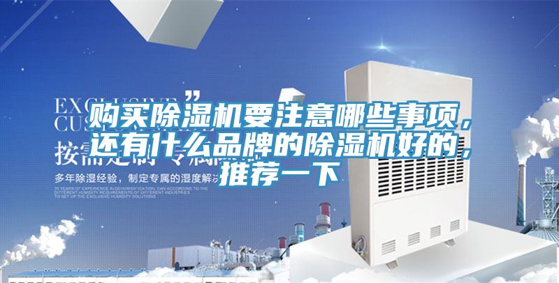 購(gòu)買(mǎi)除濕機(jī)要注意哪些事項(xiàng)，還有什么品牌的除濕機(jī)好的，推薦一下