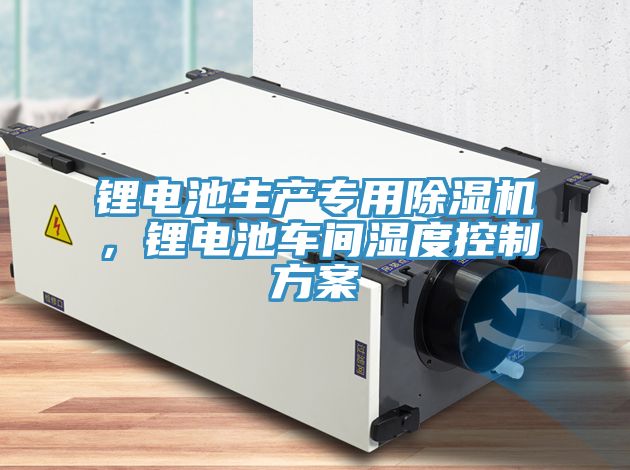 鋰電池生產(chǎn)專用除濕機(jī)，鋰電池車間濕度控制方案