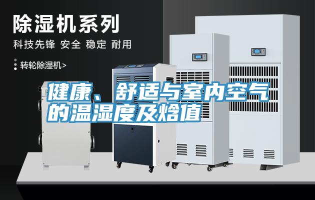 健康、舒適與室內空氣的溫濕度及焓值