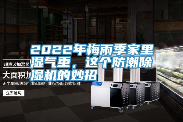 2022年梅雨季家里濕氣重，這個防潮除濕機的妙招