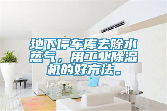地下停車庫去除水蒸氣，用工業(yè)除濕機的好方法。