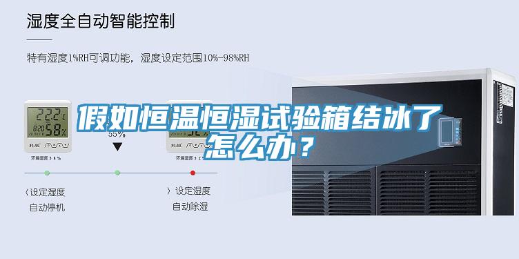 假如恒溫恒濕試驗(yàn)箱結(jié)冰了怎么辦？