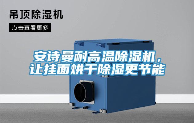 安詩曼耐高溫除濕機，讓掛面烘干除濕更節(jié)能