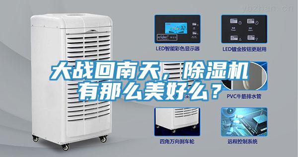 大戰(zhàn)回南天，除濕機有那么美好么？