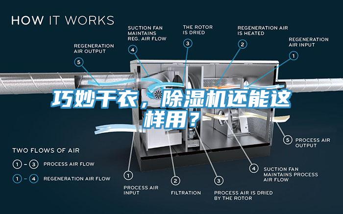巧妙干衣，除濕機還能這樣用？