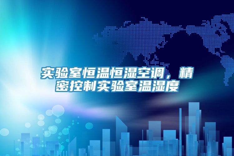 實驗室恒溫恒濕空調(diào)，精密控制實驗室溫濕度