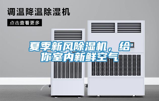 夏季新風(fēng)除濕機(jī)，給你室內(nèi)新鮮空氣