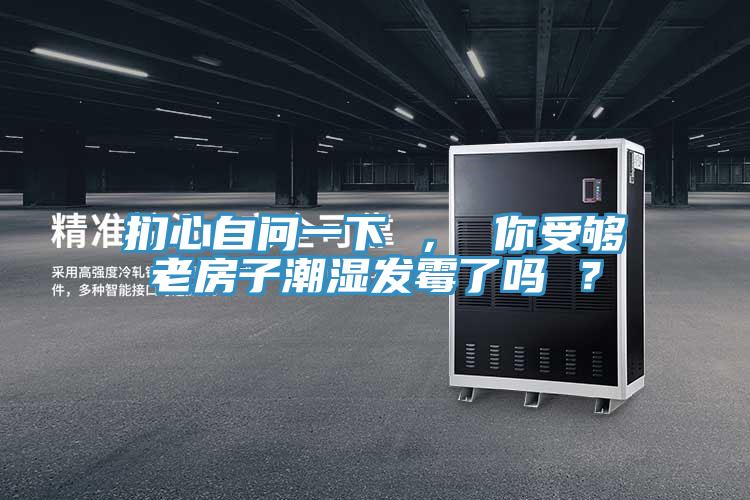 捫心自問(wèn)一下 ， 你受夠老房子潮濕發(fā)霉了嗎 ？