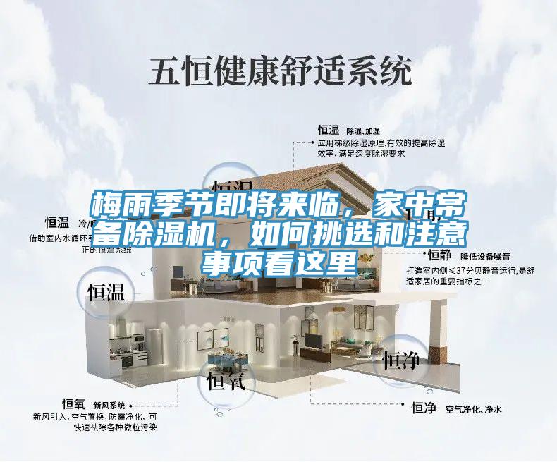 梅雨季節(jié)即將來臨，家中常備除濕機(jī)，如何挑選和注意事項(xiàng)看這里