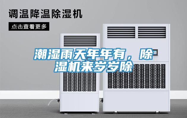 潮濕雨天年年有，除濕機來歲歲除