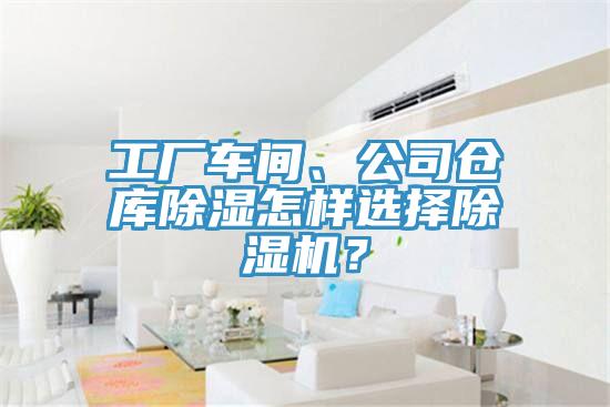 工廠車間、公司倉庫除濕怎樣選擇除濕機(jī)？