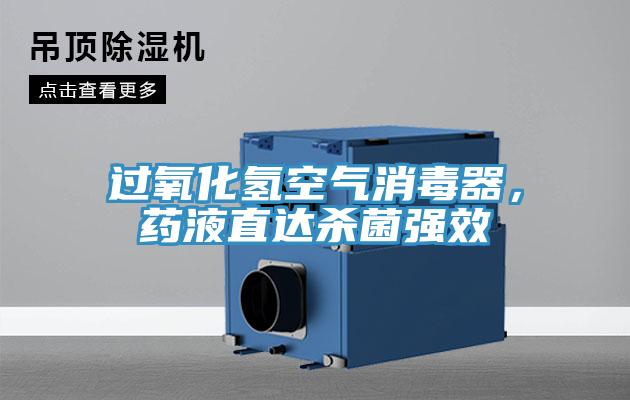 過氧化氫空氣消毒器，藥液直達殺菌強效