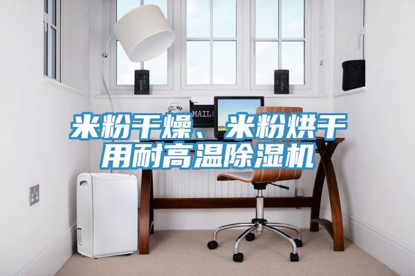 米粉干燥、米粉烘干用耐高溫除濕機