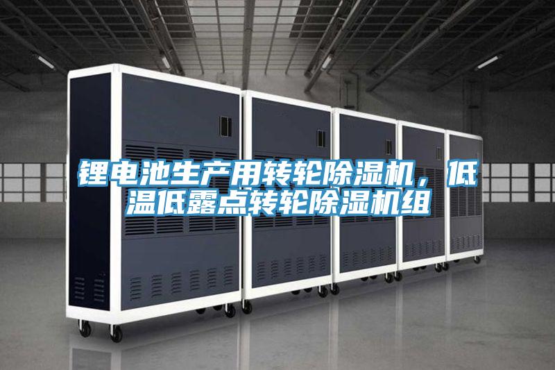 鋰電池生產(chǎn)用轉輪除濕機，低溫低露點轉輪除濕機組