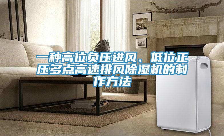 一種高位負(fù)壓進(jìn)風(fēng)、低位正壓多點(diǎn)高速排風(fēng)除濕機(jī)的制作方法