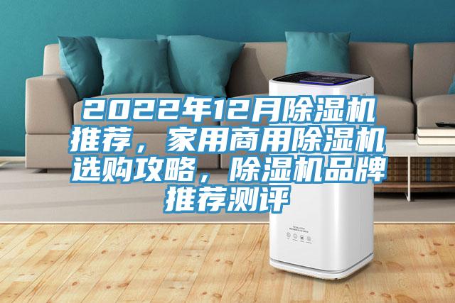 2022年12月除濕機推薦，家用商用除濕機選購攻略，除濕機品牌推薦測評