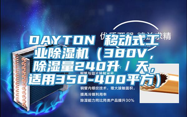 DAYTON 移動(dòng)式工業(yè)除濕機(jī)（380V，除濕量240升／天，適用350-400平方）