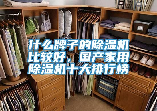 什么牌子的除濕機比較好，國產(chǎn)家用除濕機十大排行榜
