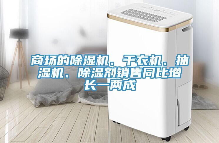 商場(chǎng)的除濕機(jī)、干衣機(jī)、抽濕機(jī)、除濕劑銷售同比增長(zhǎng)一兩成