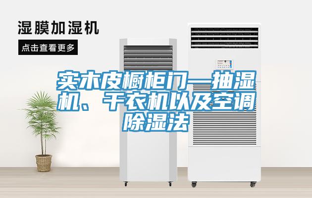 實(shí)木皮櫥柜門—抽濕機(jī)、干衣機(jī)以及空調(diào)除濕法