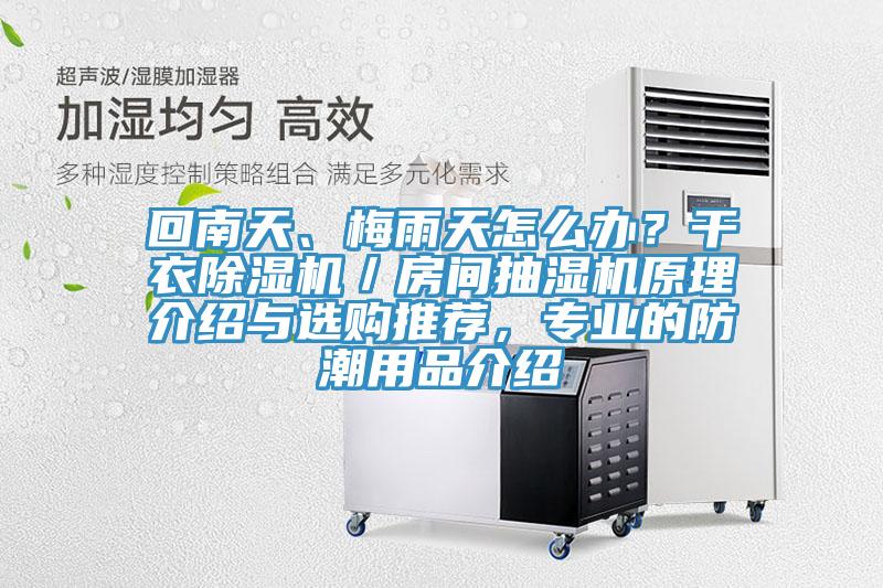 回南天、梅雨天怎么辦？干衣除濕機(jī)／房間抽濕機(jī)原理介紹與選購?fù)扑]，專業(yè)的防潮用品介紹
