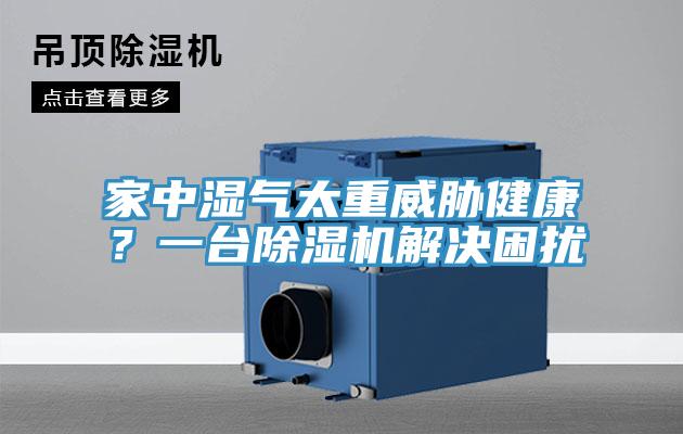 家中濕氣太重威脅健康？一臺(tái)除濕機(jī)解決困擾