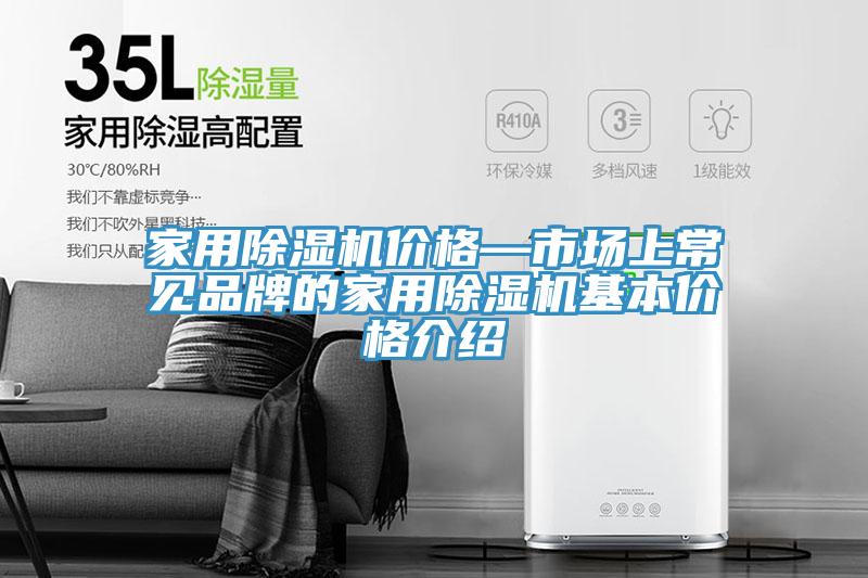 家用除濕機(jī)價格—市場上常見品牌的家用除濕機(jī)基本價格介紹