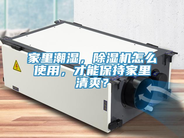 家里潮濕，除濕機(jī)怎么使用，才能保持家里清爽？