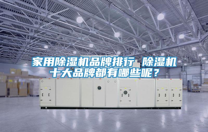 家用除濕機(jī)品牌排行 除濕機(jī)十大品牌都有哪些呢？
