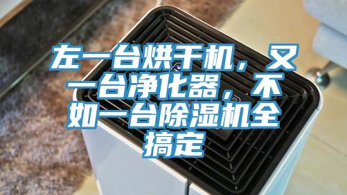 左一臺烘干機，又一臺凈化器，不如一臺除濕機全搞定